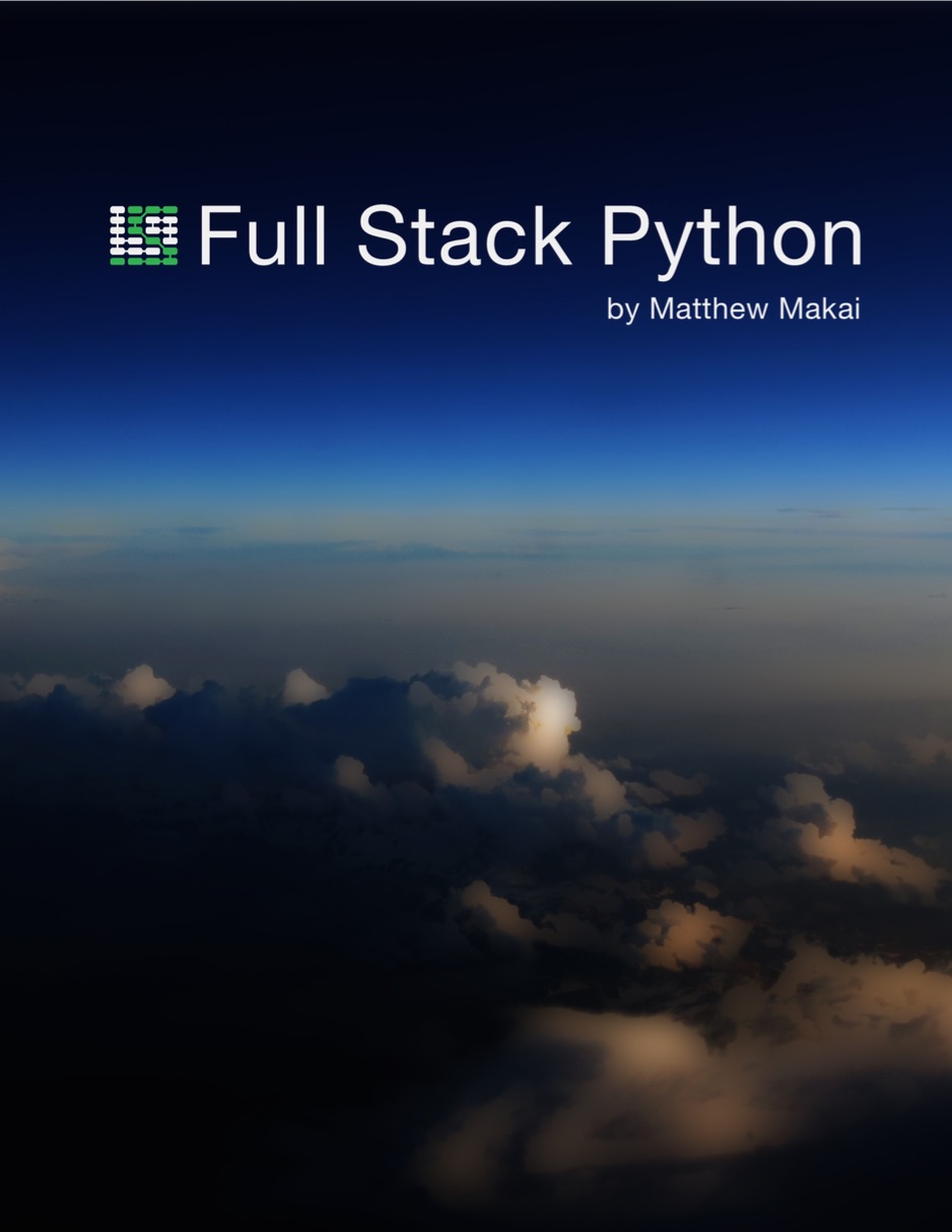 Picture of the Full Stack Python book cover.